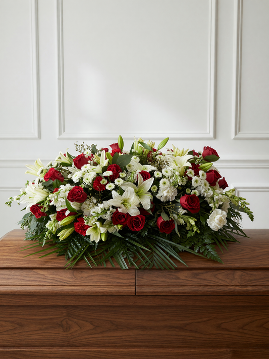 Garden of Rememberance Casket Spray